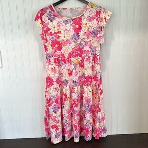 Multi-Color Floral Dress